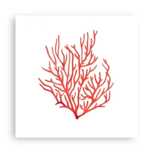 Poster - Korallenfiligran - 50x50 cm