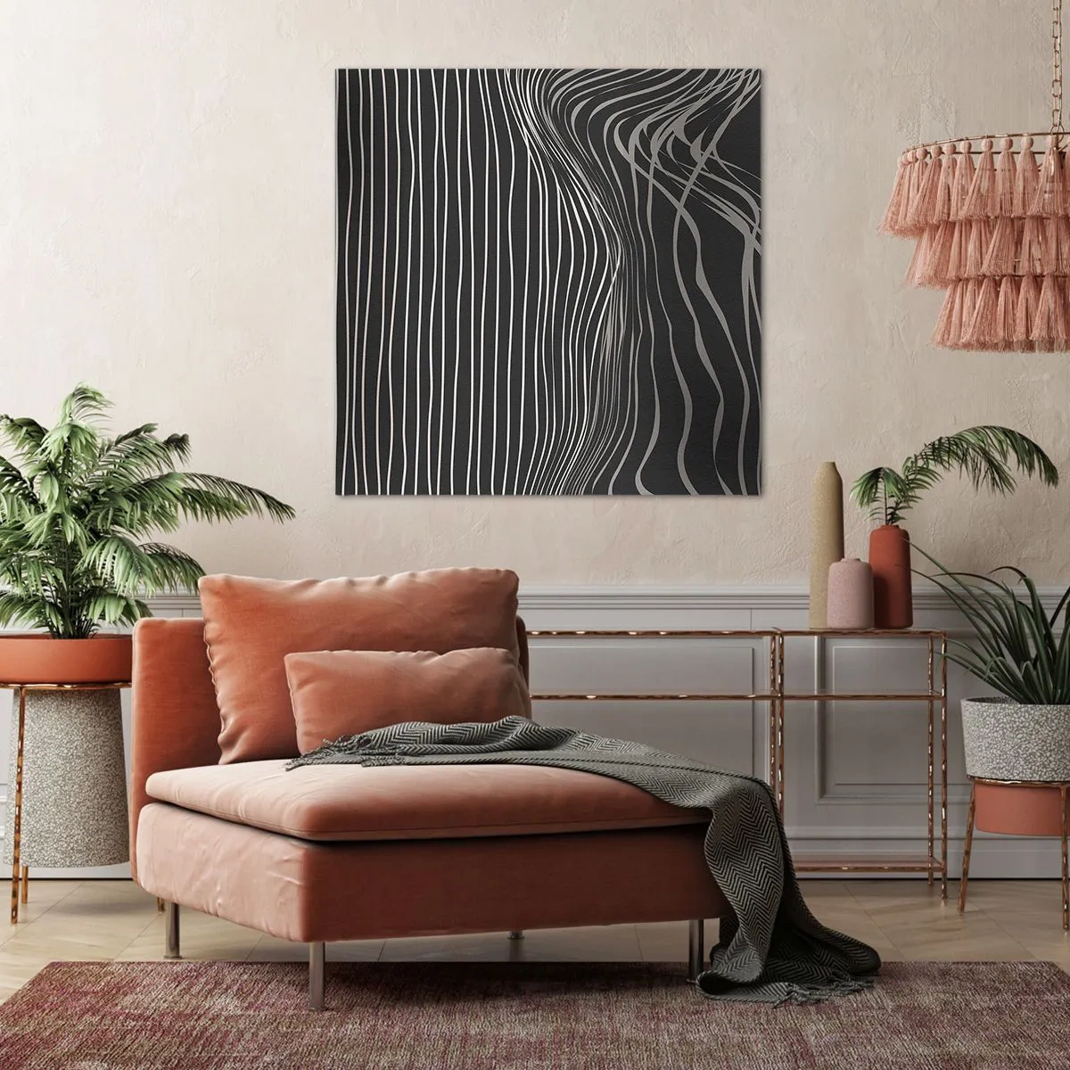 Bild auf Leinwand - Leinwandbild - Rhythmus und Akzent - 60x60 cm