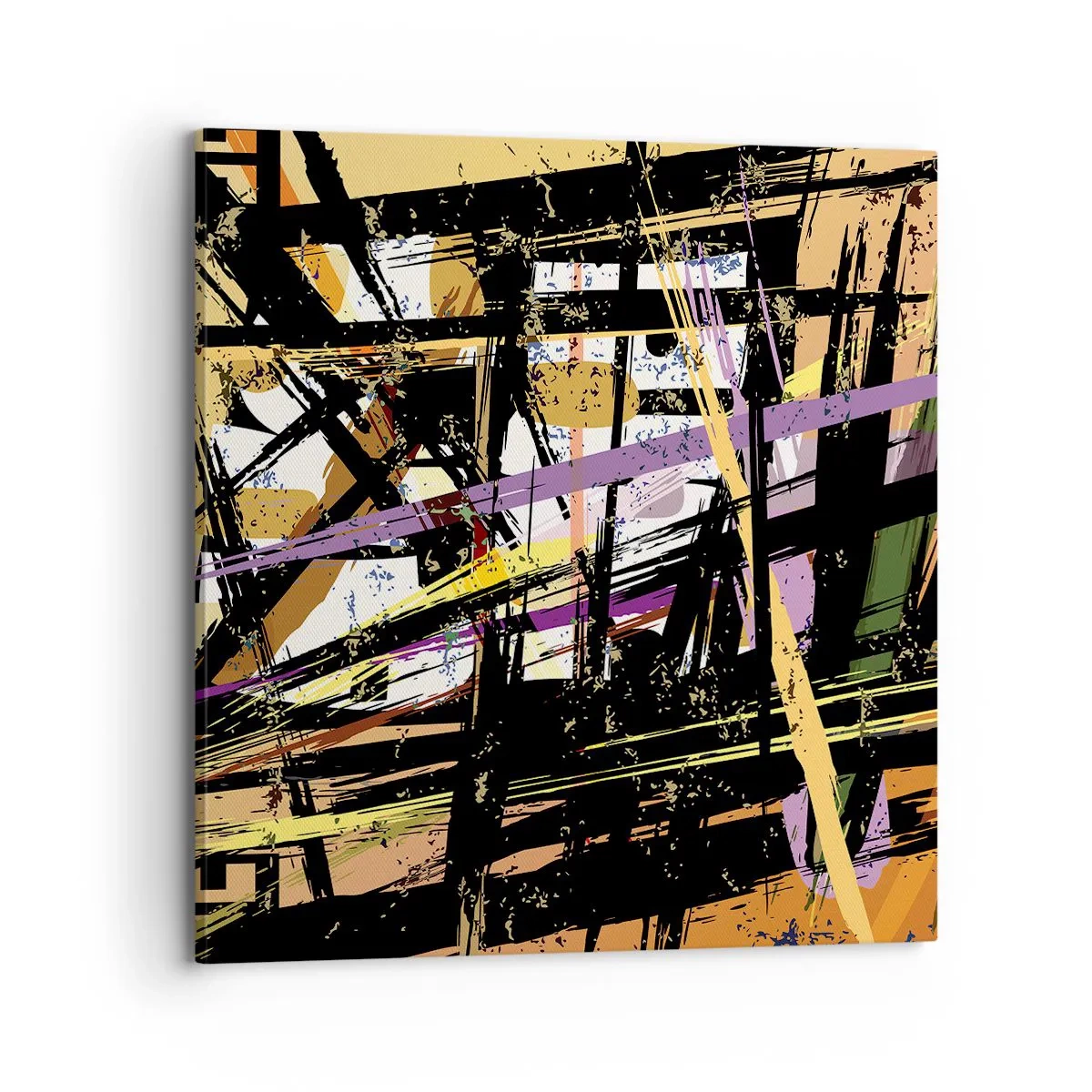 Bild auf Leinwand - Leinwandbild - Ein scharfer Schnitt - 70x70 cm