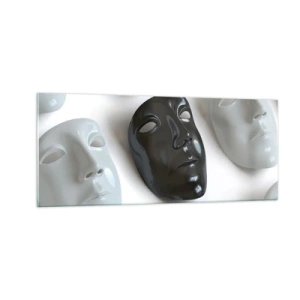 Glasbild - Bild auf glas - Wie hebt man sich ab? - 100x40 cm