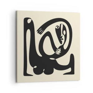 Bild auf Leinwand - Leinwandbild - Fast wie Picasso - 50x50 cm