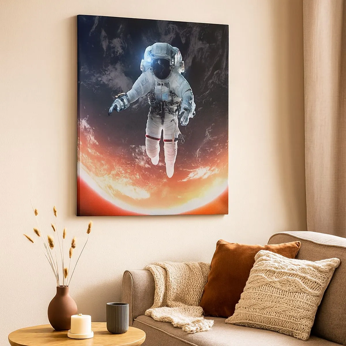 Bild auf Leinwand - Leinwandbild - Kann ich noch eine Weile bleiben? - 30x30 cm