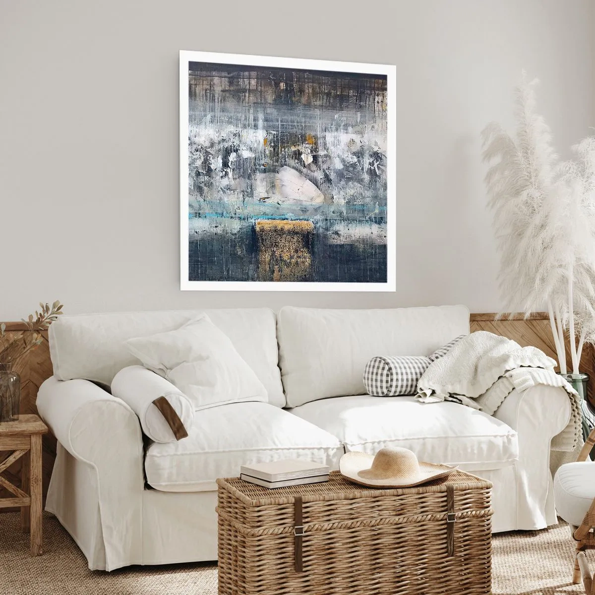 Poster - Wie auf Eis, wie nach Dezember - 60x60 cm