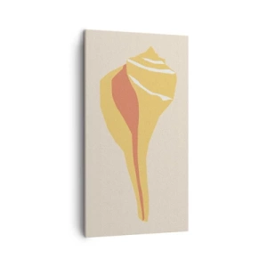 Bild auf Leinwand - Leinwandbild - Organische Abstraktion – Wachstum - 45x80 cm