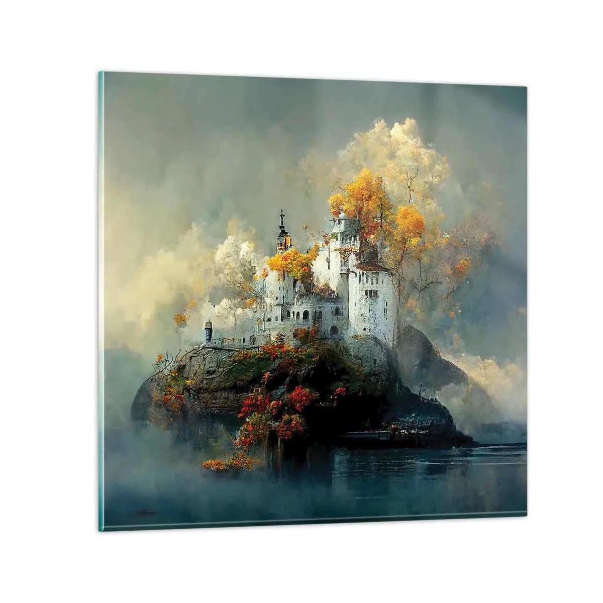 Glasbild - Bild auf glas - Beginn einer romantischen Geschichte - 40x40 cm