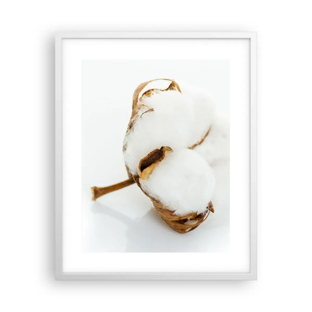 Poster in einem weißen Rahmen - Von Natur aus weich - 40x50 cm