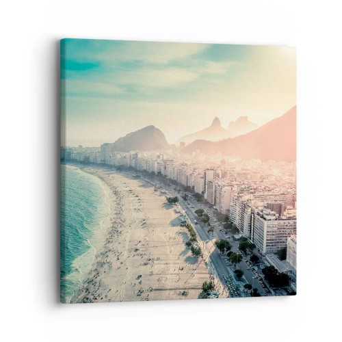 Bild auf Leinwand - Leinwandbild - Ewiger Urlaub in Rio - 30x30 cm
