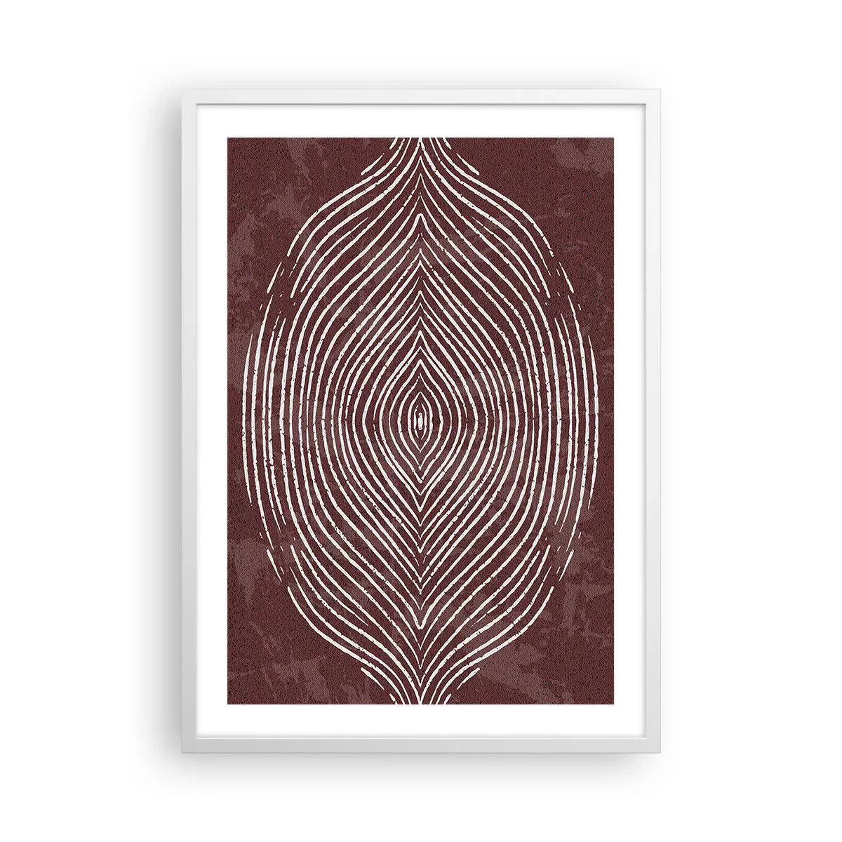 Poster in einem weißen Rahmen - Der Raum spricht - 50x70 cm