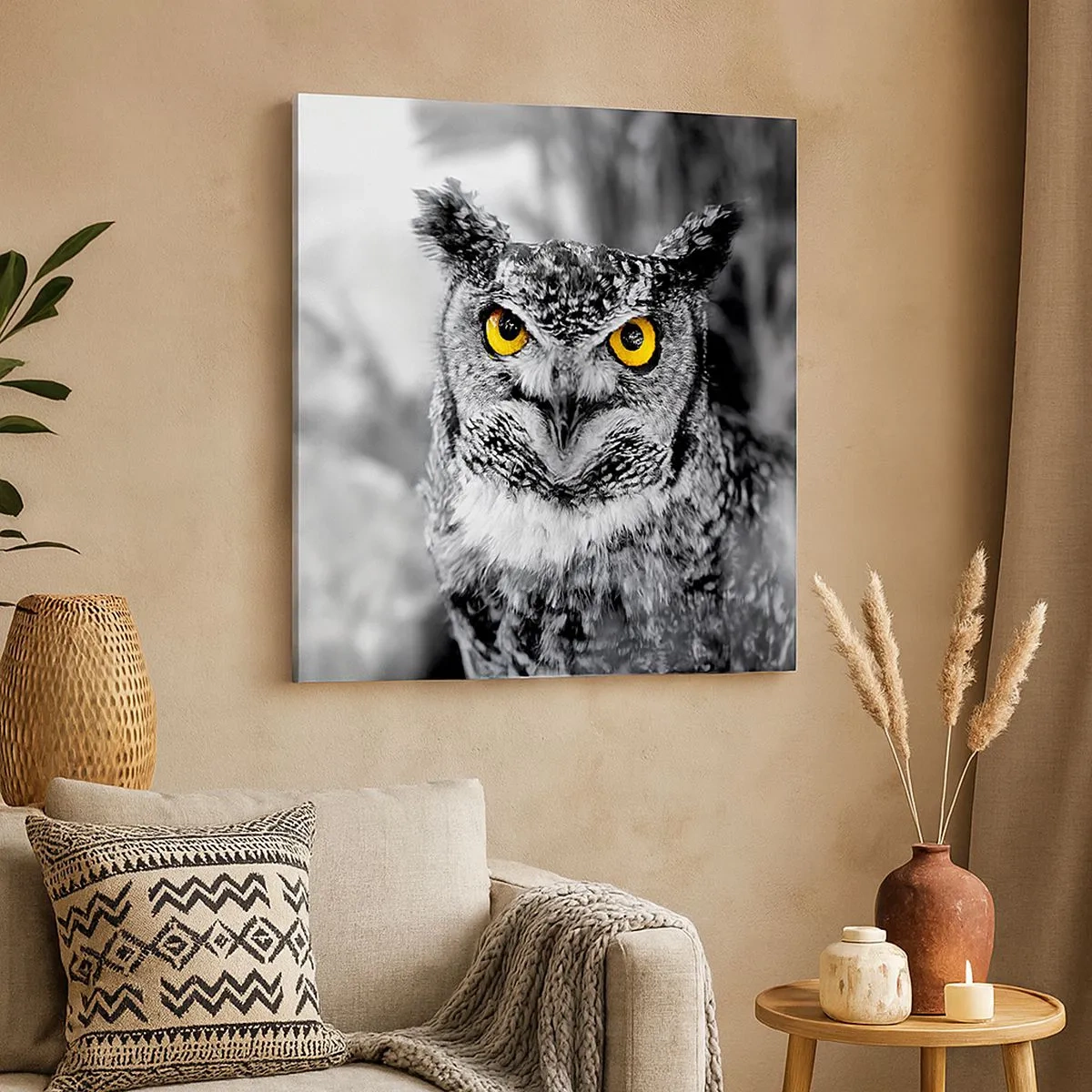 Bild auf Leinwand - Leinwandbild - Nichts wird sich verstecken - 30x30 cm