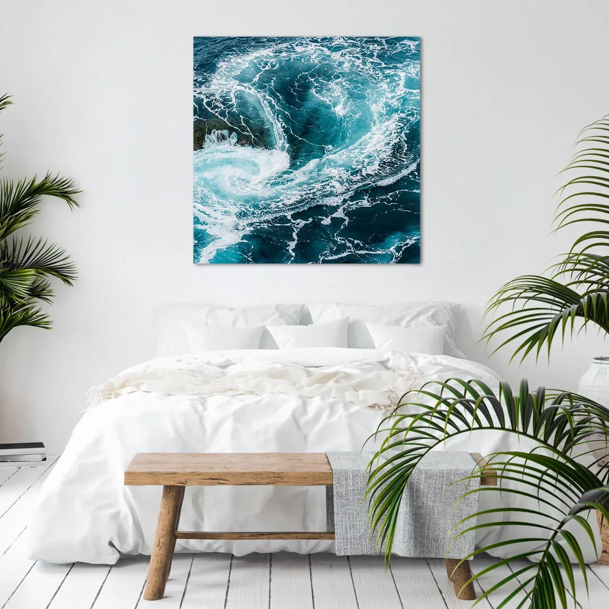 Bild auf Leinwand - Leinwandbild - Das Tor zum Mittelpunkt der Erde - 40x40 cm