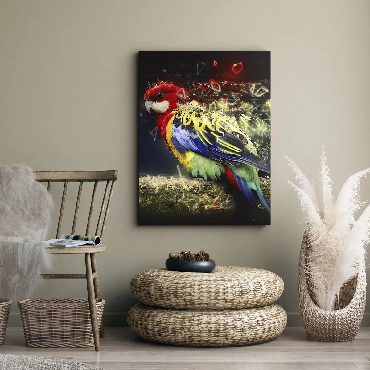 Bild auf Leinwand - Leinwandbild - Botschafter des Strahlens - 55x100 cm