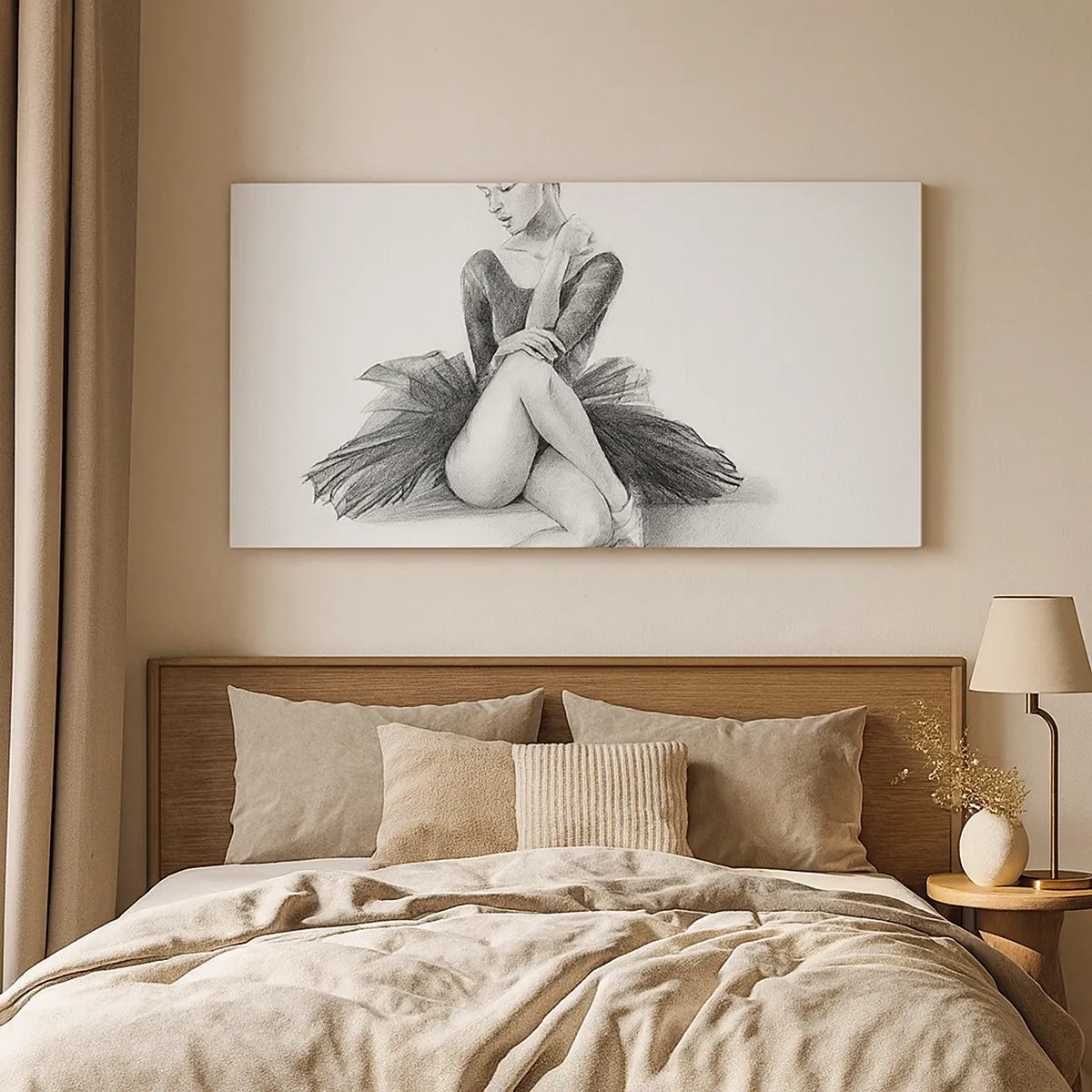 Bild auf Leinwand - Leinwandbild - Vom Tanz verzaubert - 30x30 cm