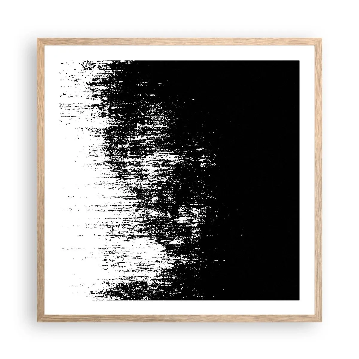 Poster in einem Rahmen aus heller Eiche - Und der Gewinner ist ... - 60x60 cm