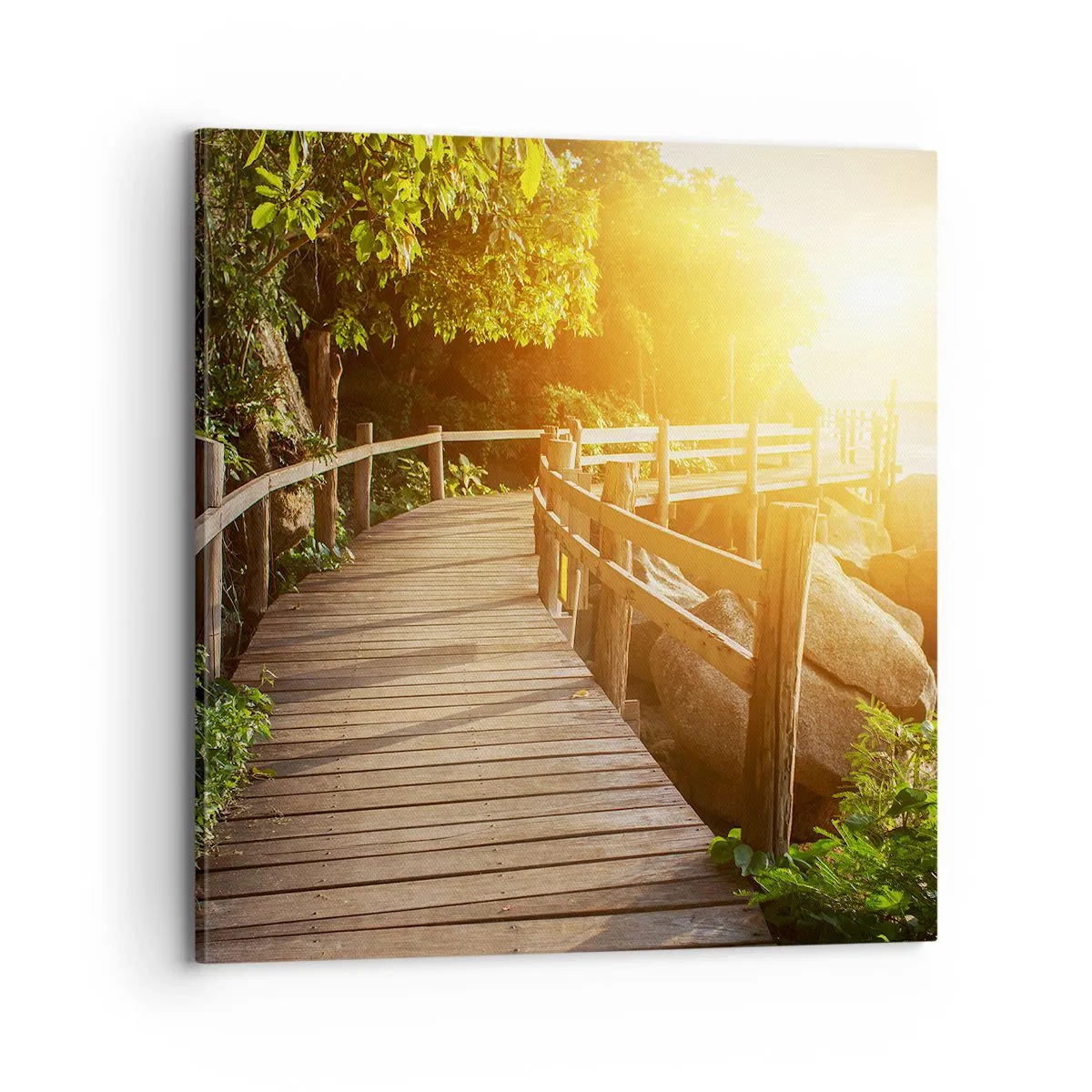 Bild auf Leinwand - Leinwandbild - Noch eine Wendung, ein weiteres Wunder - 70x70 cm