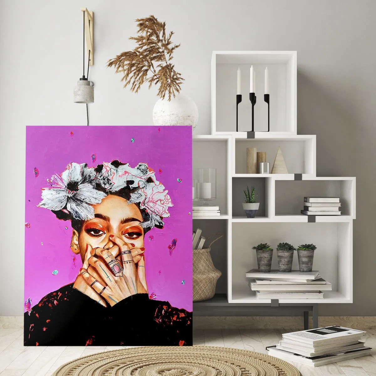 Glasbild - Bild auf glas - Bisschen verrückt - 70x100 cm