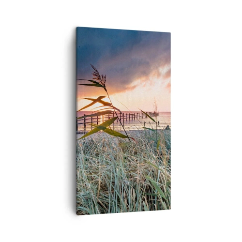 Bild auf Leinwand - Leinwandbild - Es vergeht nicht mit dem Wind - 45x80 cm