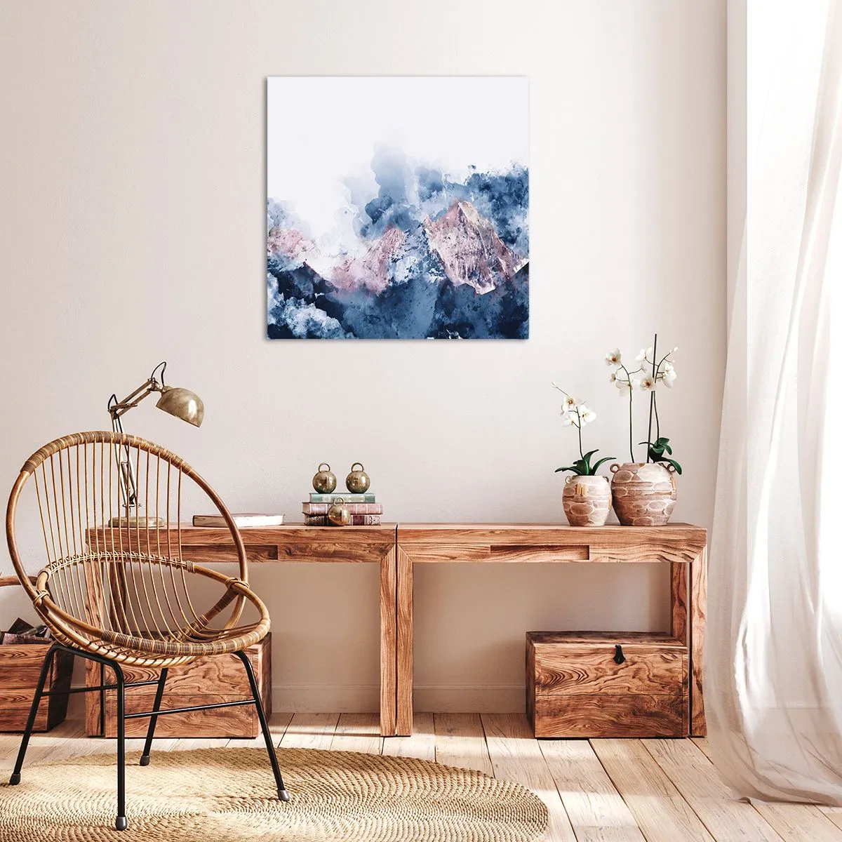 Bild auf Leinwand - Leinwandbild - Das sind die Spitzen! - 40x40 cm