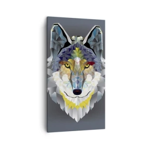 Bild auf Leinwand - Leinwandbild - Vom Teufel sprechen - 45x80 cm