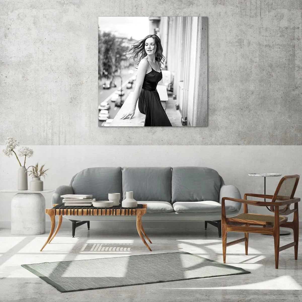 Glasbild - Bild auf glas - Bestimmt ein Pariser - 50x50 cm