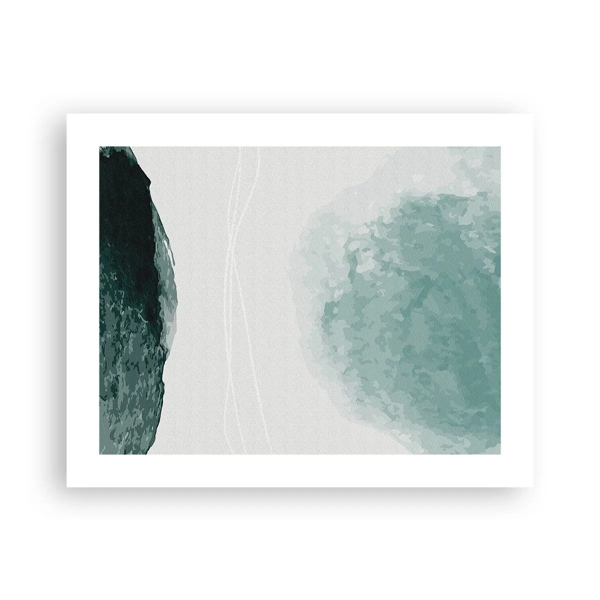 Poster - Begegnung mit Nebel - 50x40 cm