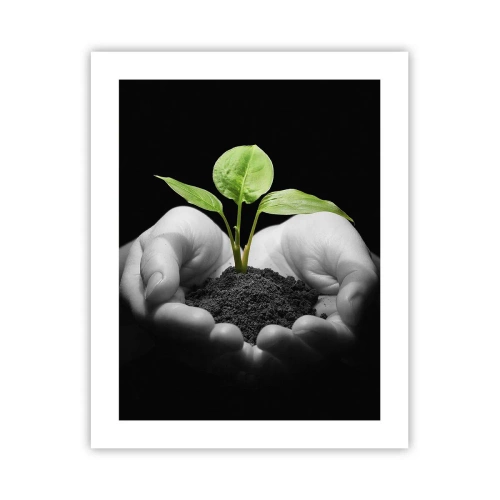 Poster - Ich liebe die Natur, ich beschütze sie - 40x50 cm