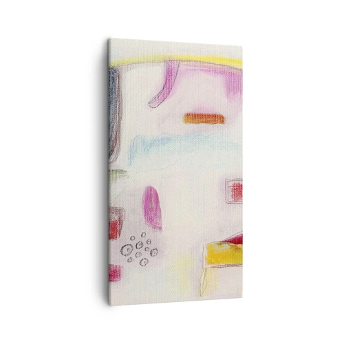 Bild auf Leinwand - Leinwandbild - Eher konvex als konkav oder flach - 45x80 cm