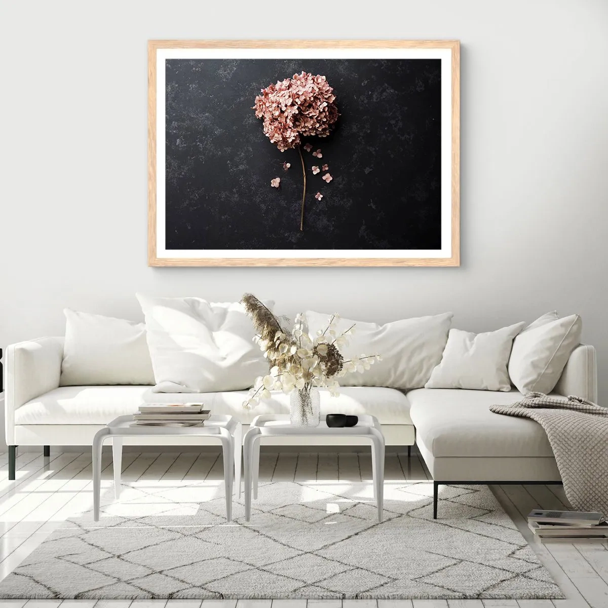 Poster in einem Rahmen aus heller Eiche - Wirklich romantisches Zeichen - 40x30 cm