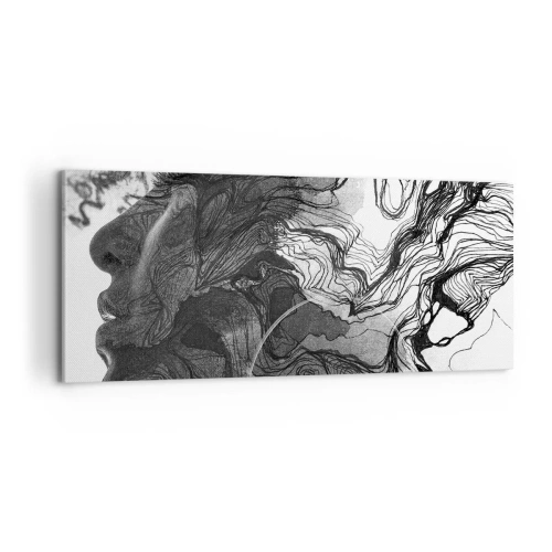 Bild auf Leinwand - Leinwandbild - Verstrickt in Träume - 100x40 cm