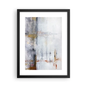 Poster in einem schwarzem Rahmen - Hinter dem Luftvorhang - 30x40 cm