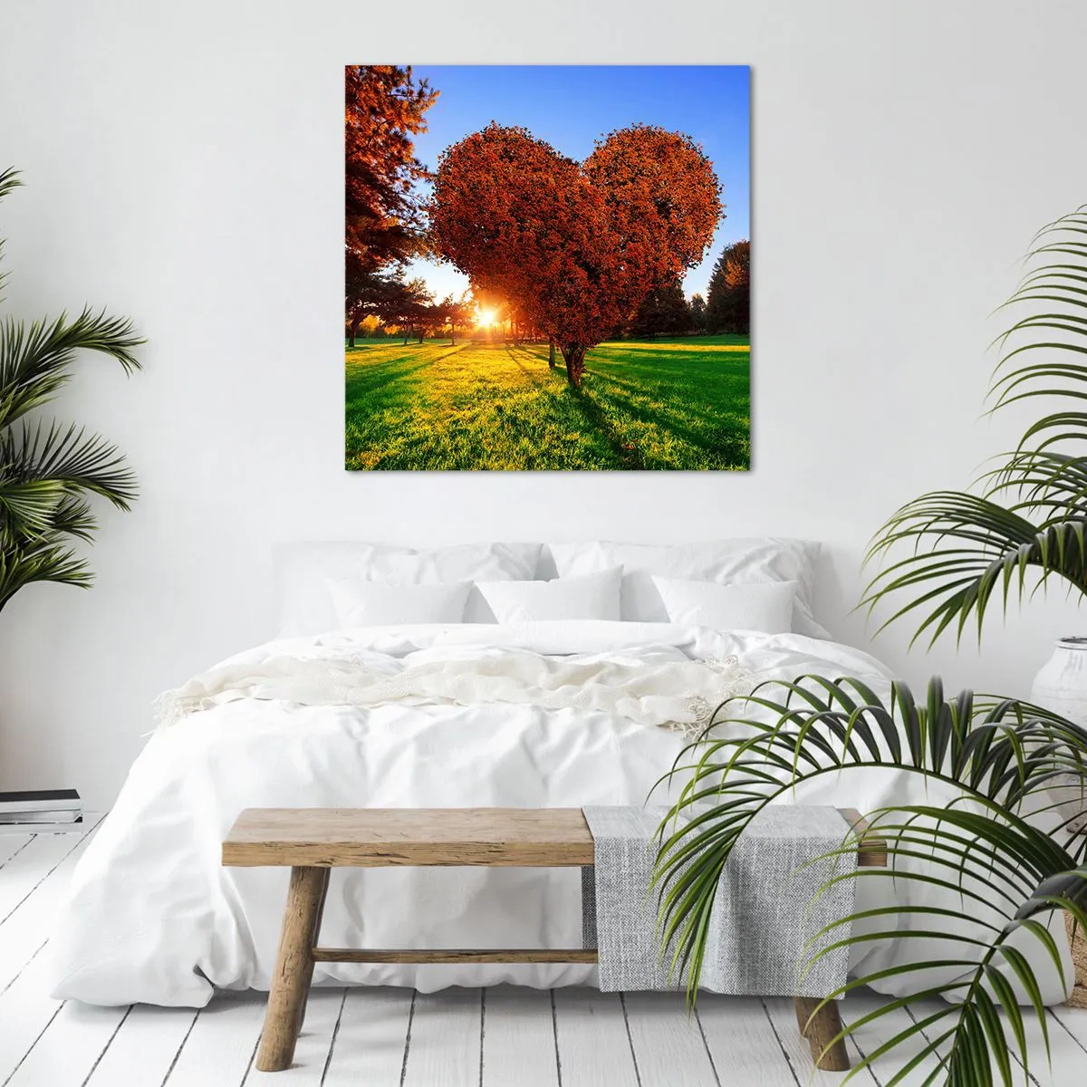 Bild auf Leinwand - Leinwandbild - Und wie man den Herbst nicht liebt - 50x50 cm