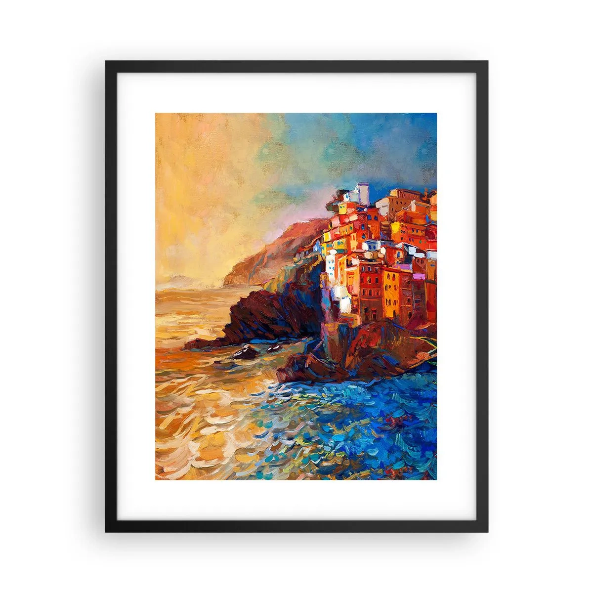 Poster in einem schwarzem Rahmen - Italienische Atmosphäre - 40x50 cm