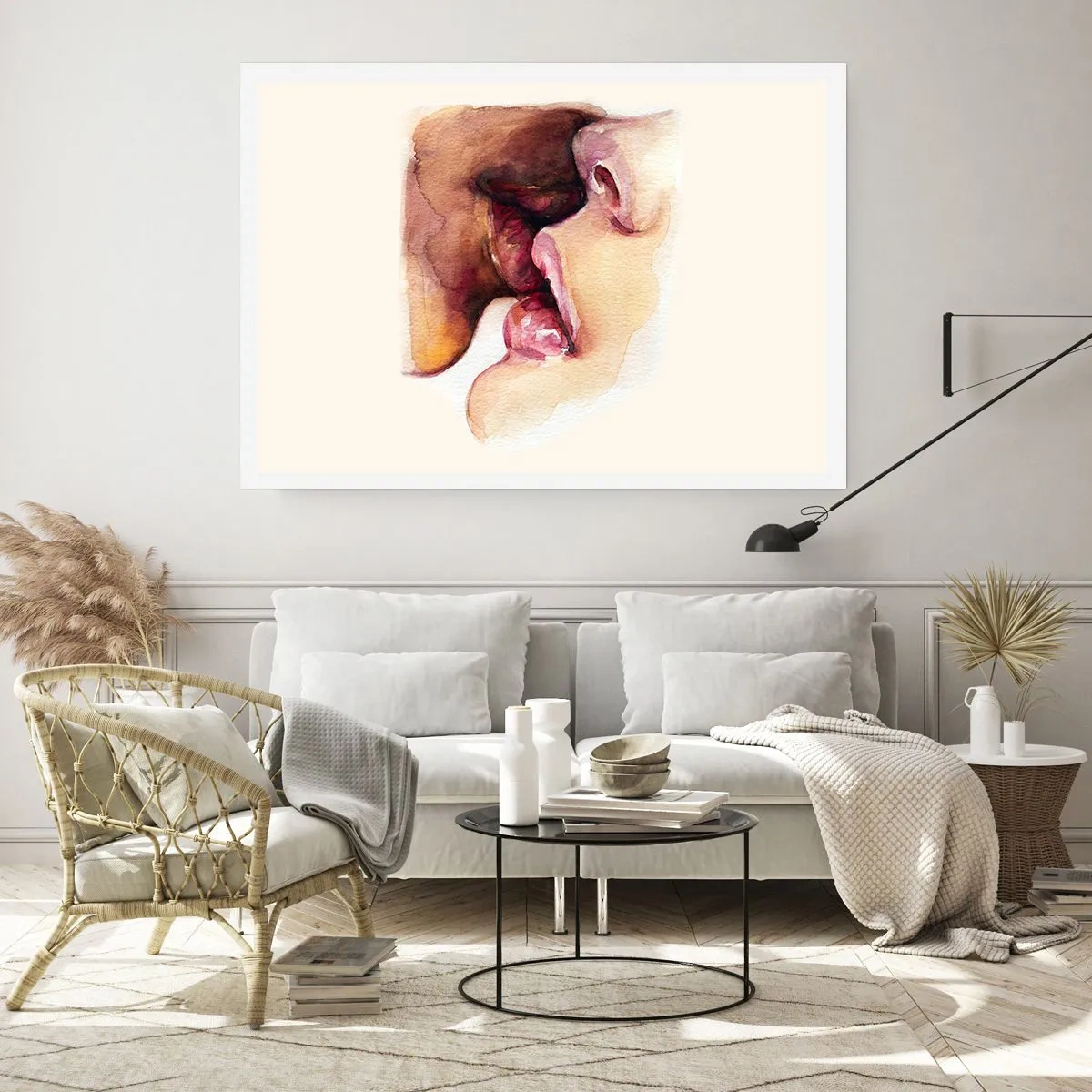 Poster - Wie Tag und Nacht, Erde und Himmel - 91x61 cm