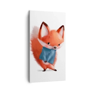 Bild auf Leinwand - Leinwandbild - Steht mir das gut? - 45x80 cm