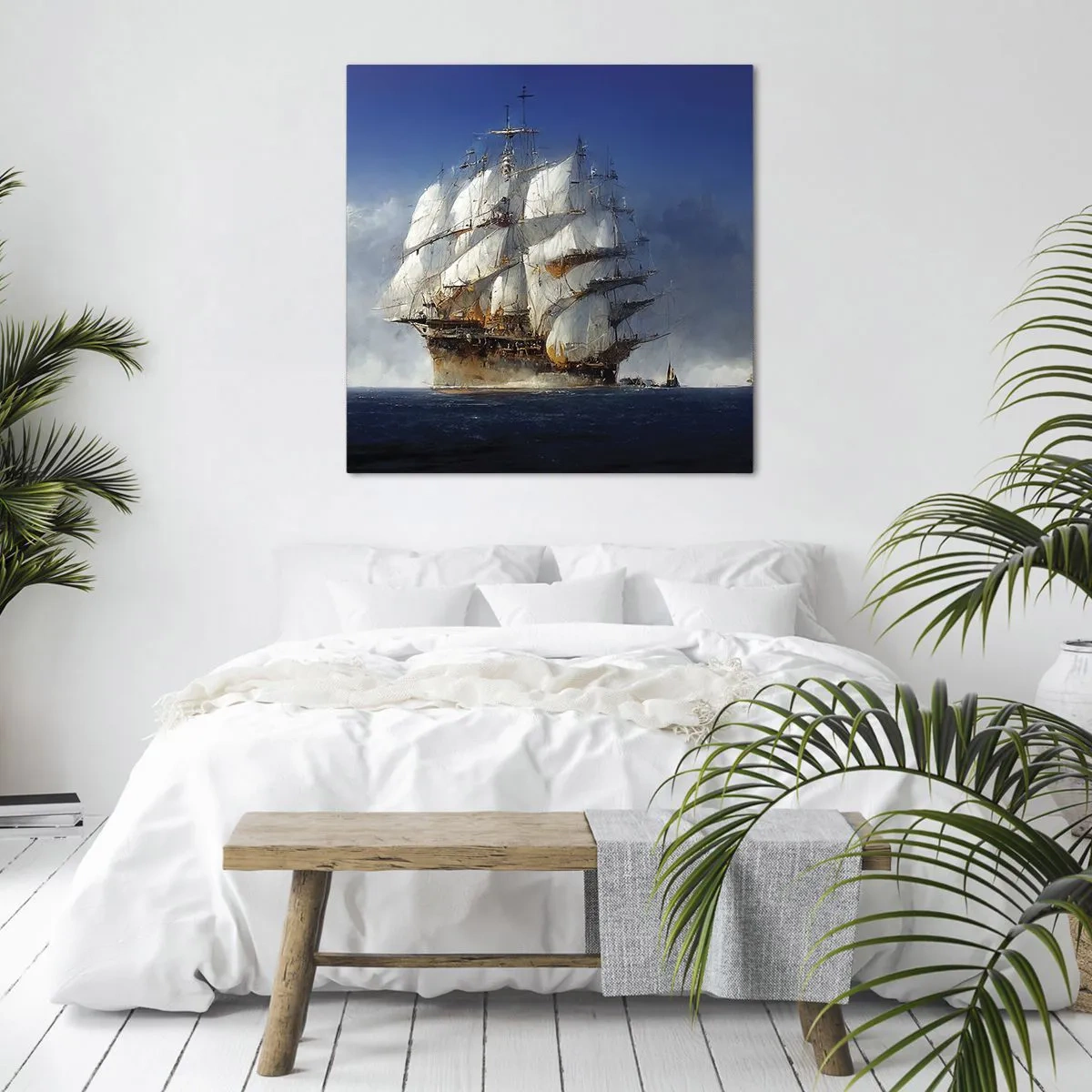 Bild auf Leinwand - Leinwandbild - Der große Ruhm! - 30x30 cm