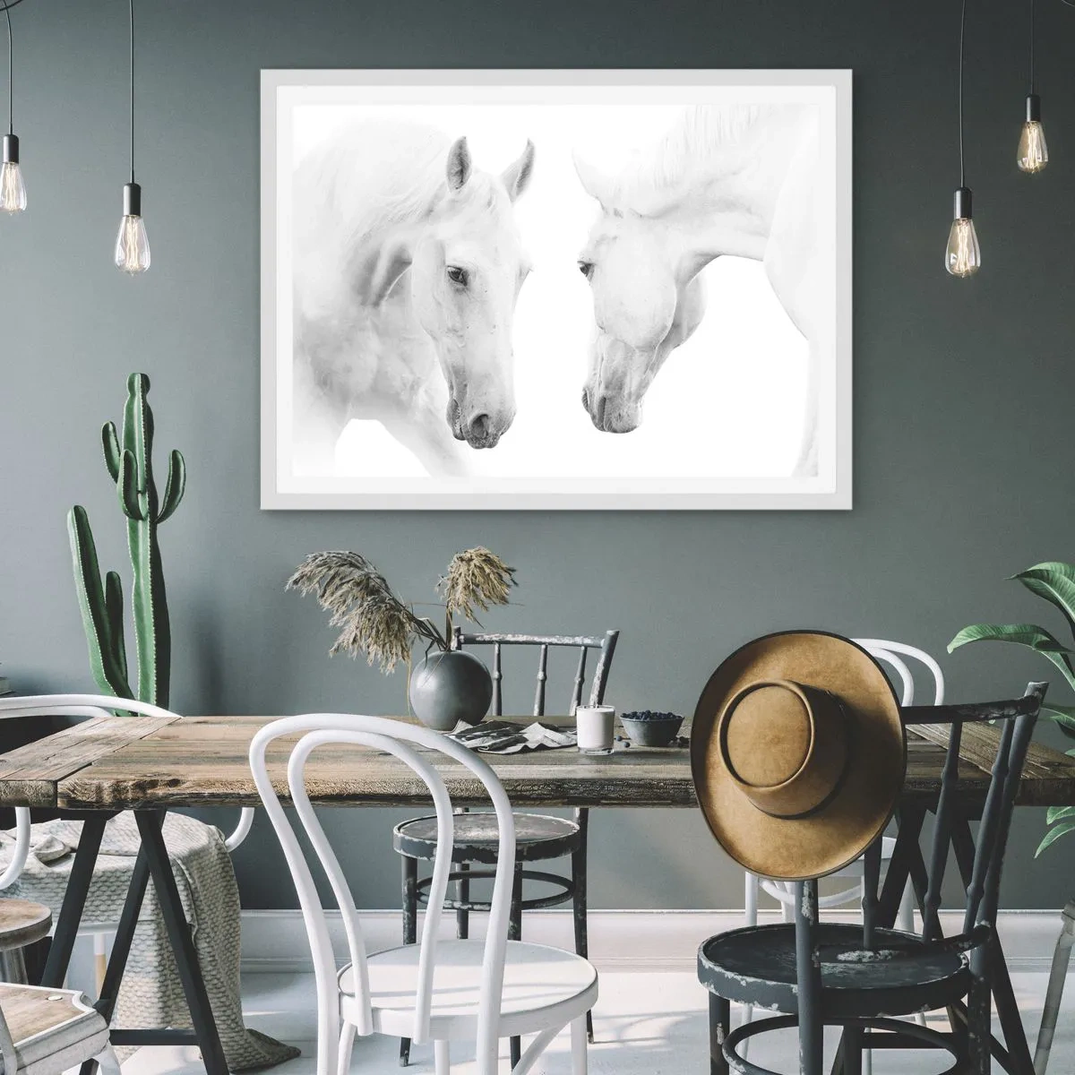 Poster in einem weißen Rahmen - Ist das Freundschaft...? - 91x61 cm