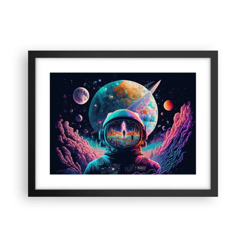 Poster in einem schwarzem Rahmen - Philosophen haben nicht davon geträumt - 40x30 cm