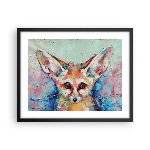 Poster in einem schwarzem Rahmen - Bist du bereit für mich? - 50x40 cm