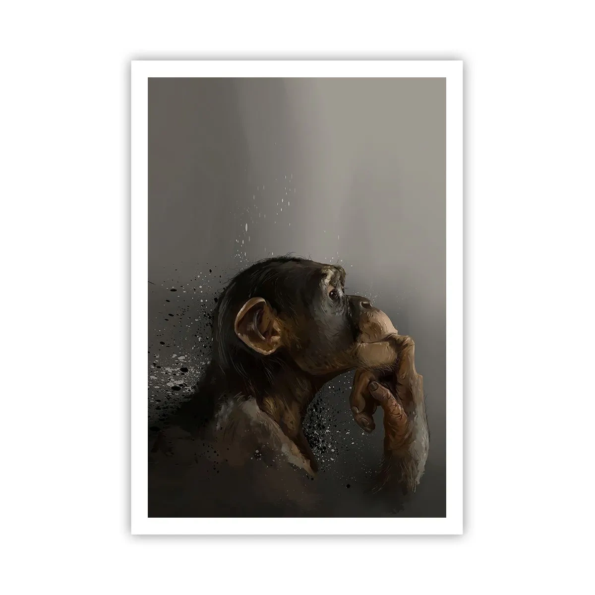Poster - Sicherlich ein Denker - 70x100 cm