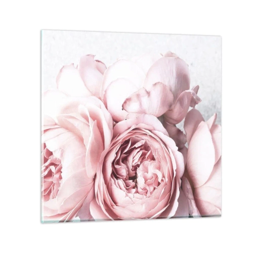 Glasbild - Bild auf glas - Für Romantiker - 30x30 cm