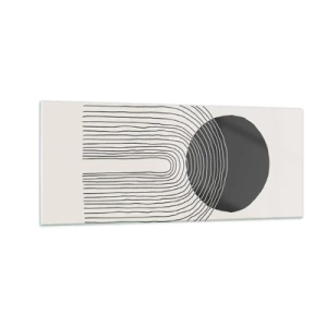 Glasbild - Bild auf glas - Zittern und Vertrauen - 100x40 cm