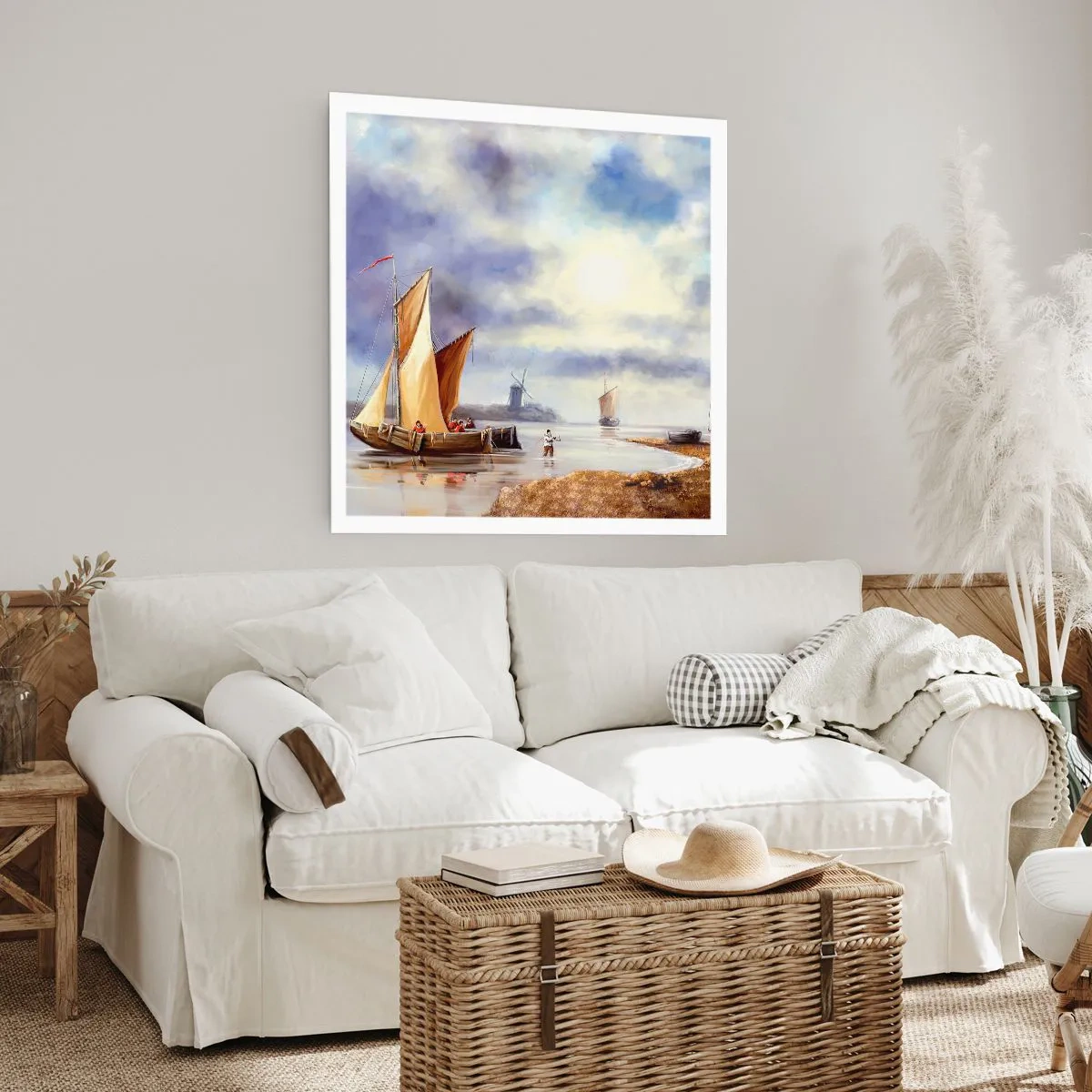 Poster - Die Rückkehr der Seeleute - 40x40 cm