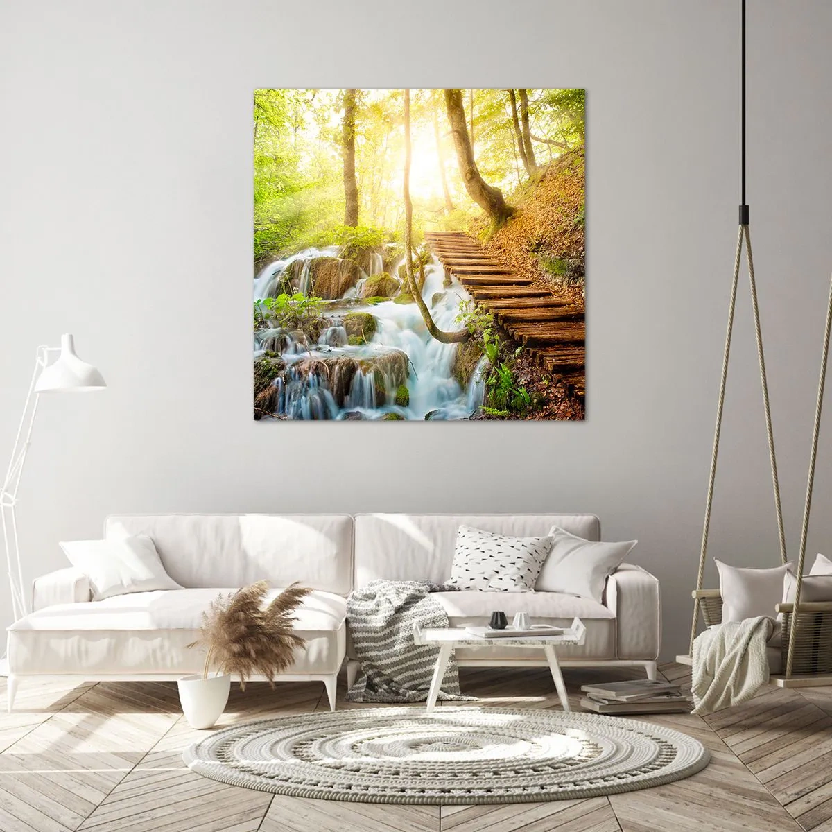 Bild auf Leinwand - Leinwandbild - Eine ersehnte Kühle - 50x50 cm