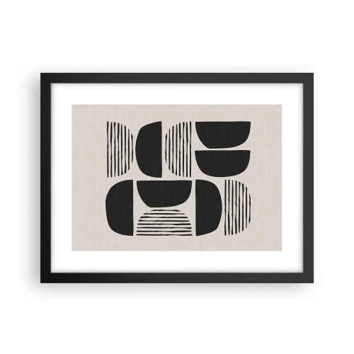 Poster in einem schwarzem Rahmen - Halbherzige Deals - 40x30 cm