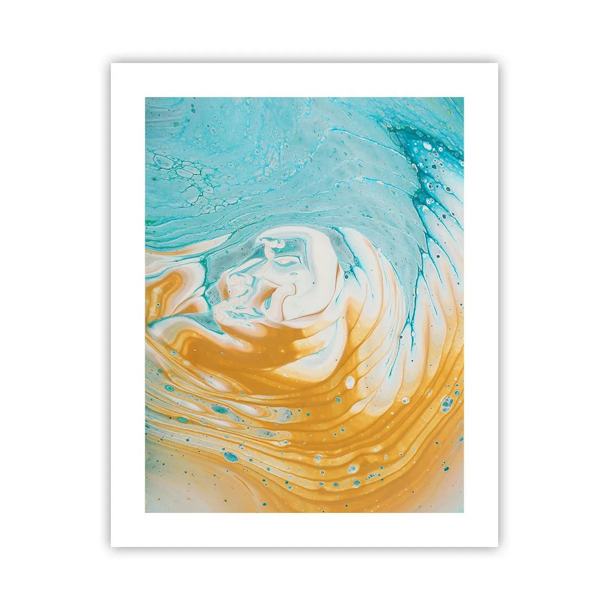 Poster - Pastellwirbel - 40x50 cm