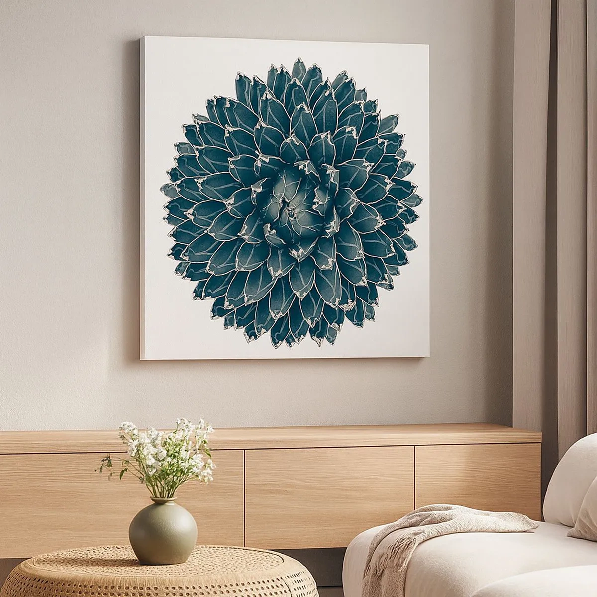 Bild auf Leinwand - Leinwandbild - Stern der Wüste - 30x30 cm