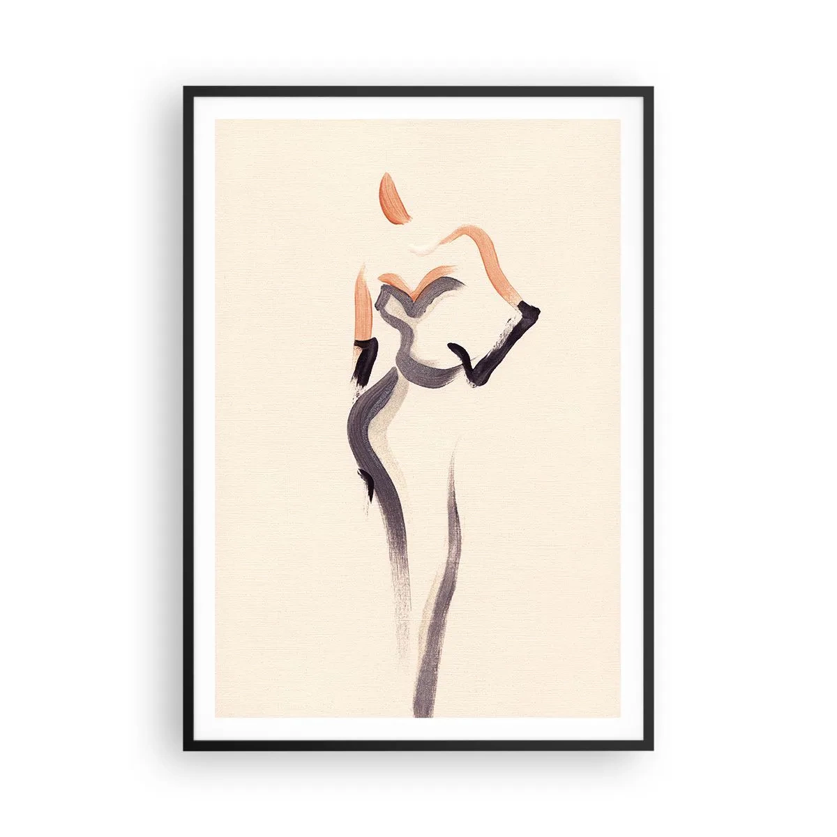 Poster in einem schwarzem Rahmen - Aus den goldenen Jahren Hollywoods - 70x100 cm