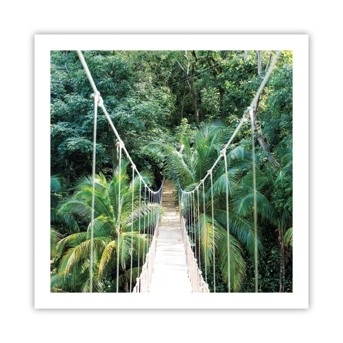 Poster - Willkommen im Dschungel! - 60x60 cm