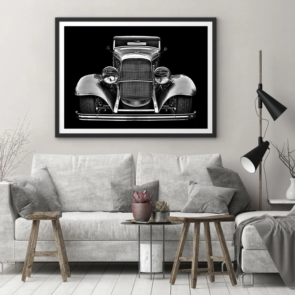 Poster in einem schwarzem Rahmen - Wahrer Gentleman - 50x40 cm