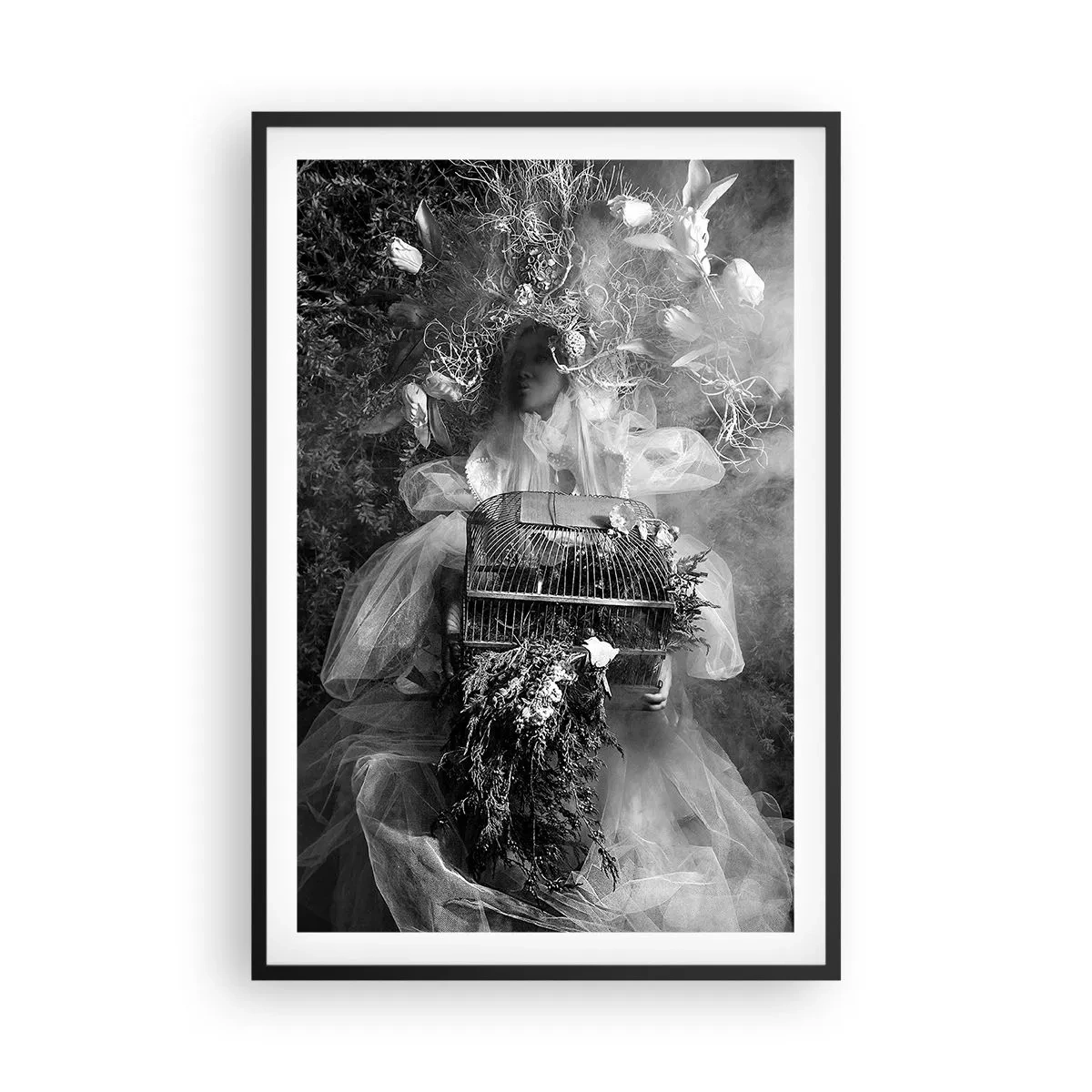 Poster in einem schwarzem Rahmen - Mutter selbst - Natur - 61x91 cm