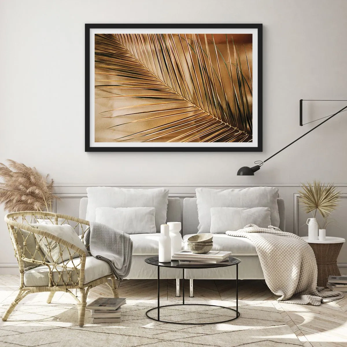 Poster in einem schwarzem Rahmen - Natürliche Kolonnade - 40x30 cm